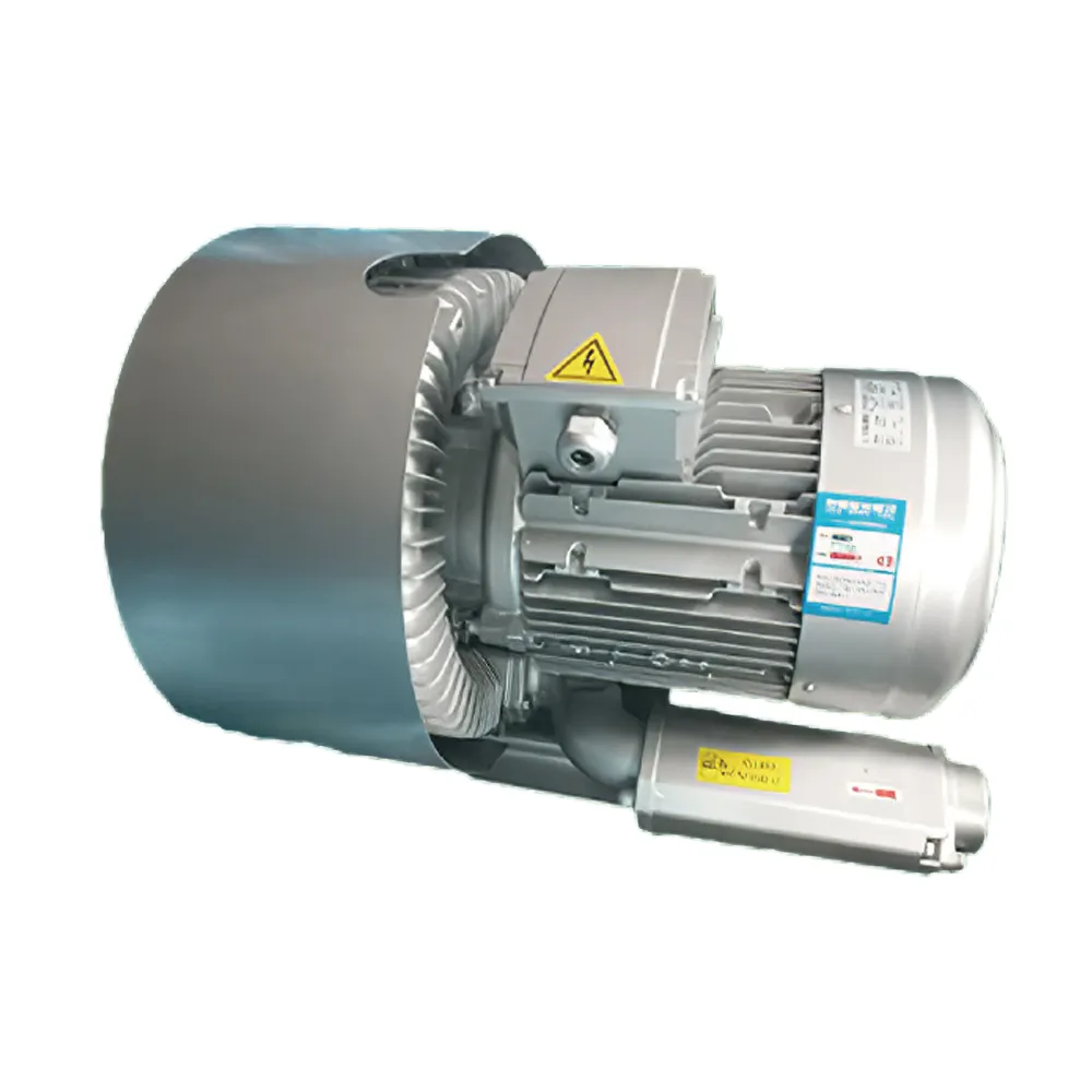 歐冠LD075H43R27 雙段 量大高壓鼓風(fēng)機(jī) 7.5KW 5.33-6.33m3/min 吹吸兩用 -30-40KPa 吸塵 曝氣 增氧 攪拌專用風(fēng)機(jī)